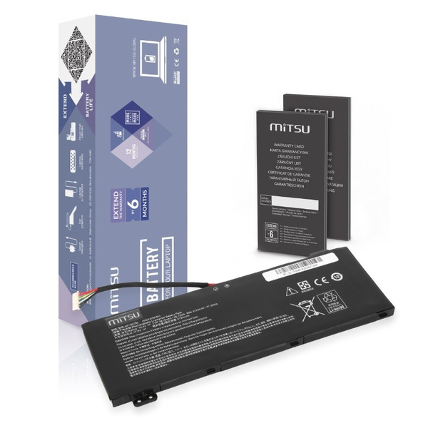 Mitsu Acer redator Helios 300 / Nitro 5 / Nitro 7 Laptop akkumulátor 58.75 Wh