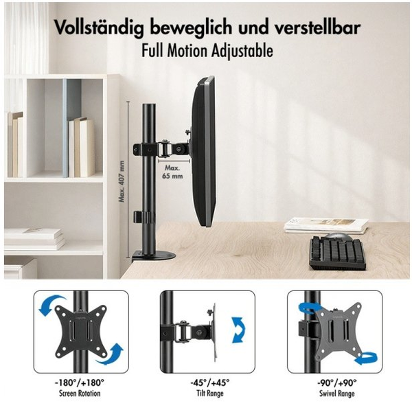 Držiak na monitor Logilink BP0222 32" 9 kg