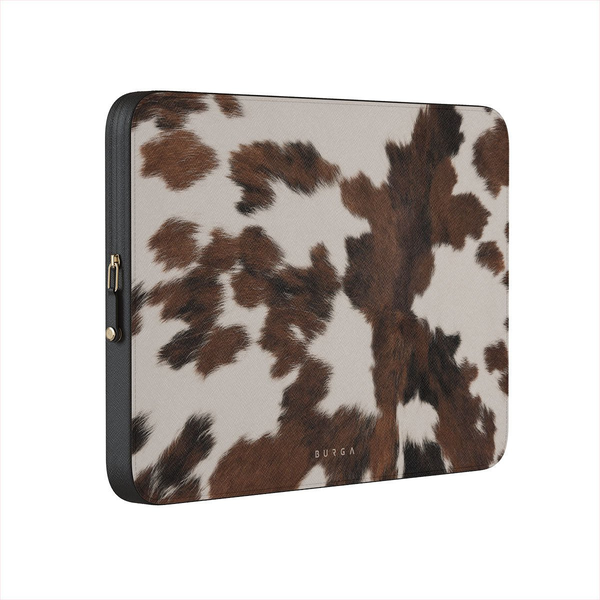 Burga Celestial 16" Laptop Tok Sleeve - Barna/Fehér Tehén mintás