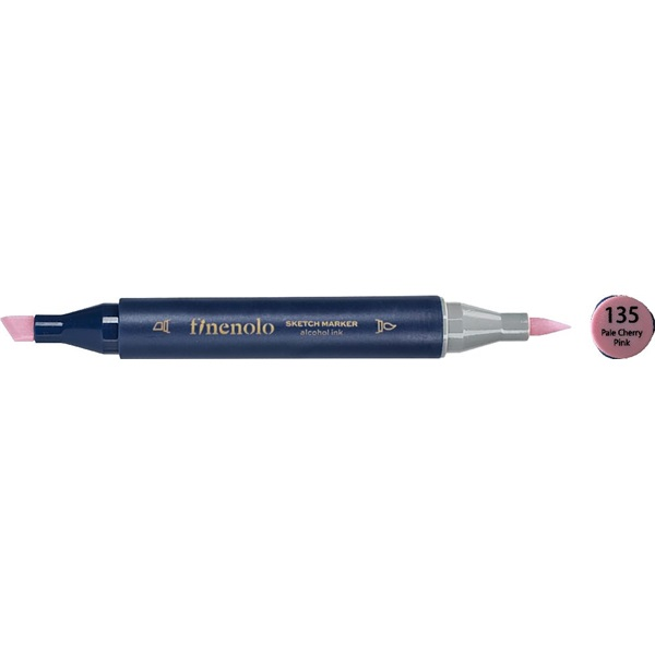 Deli Finenolo 135 - Pale Cherry Pink kétvégű permanent ART marker (DEC184-F/135)