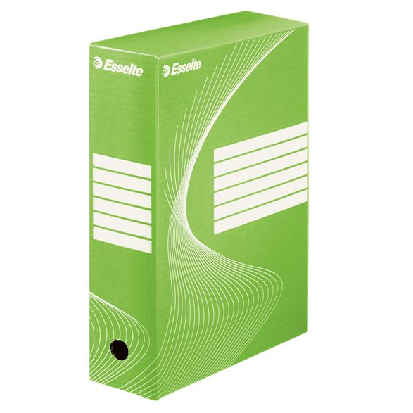 Esselte Standard archiváló doboz 100mm zöld (128424) (esselte128424)