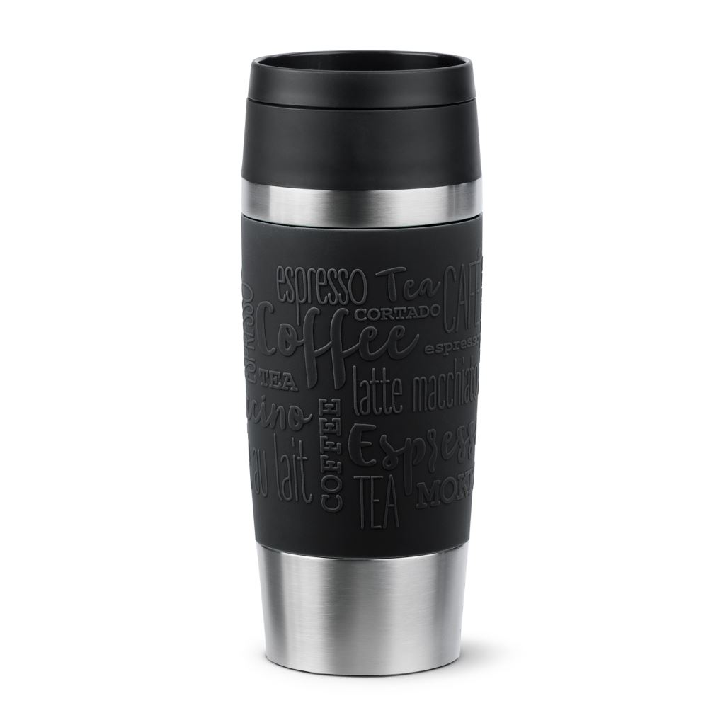 Tefal Travel Mug Classic N2020210 cestovný hrnček 360 ml Čierna, Nerezová oceľ Nerezová oceľ (N2020210)