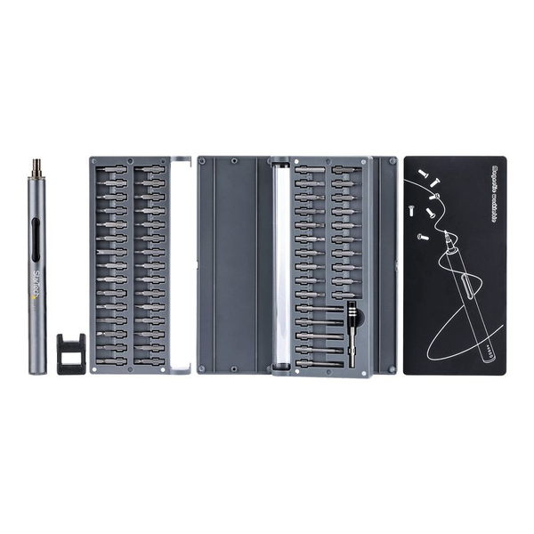 StarTech.com CTK55PCEDRIVE destornillador eléctrico y llave de impacto 110 RPM Plata