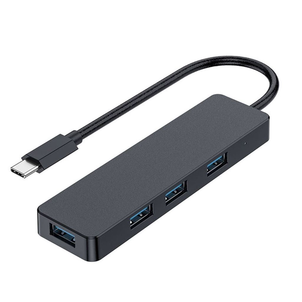 Gembird USB-C 3.1 HUB 4 portos fekete (UHB-CM-U3P4-01)