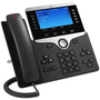 Cisco CP-8841-3PCC-K9= Rendszertelefon, VoIP Színes kijelző Fekete, Ezüst