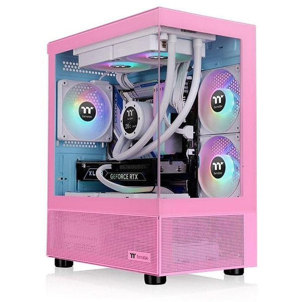 Thermaltake View 170 TG ARGB Bubble Pink Mikro torony Gaming doboz Rózsaszín, Kék