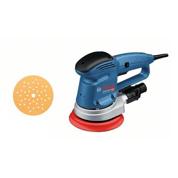 Bosch GEX 34-150 Professional Șlefuitor orbital aleator 12000 RPM 24000 OPM Negru, Albastru, Gri, Roşu