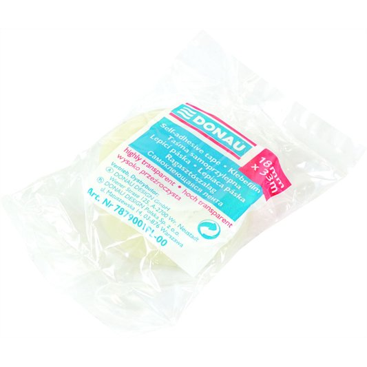 Donau Ragasztószalag 18 mm x 33 m - Átlátszó (7879001PL-00)