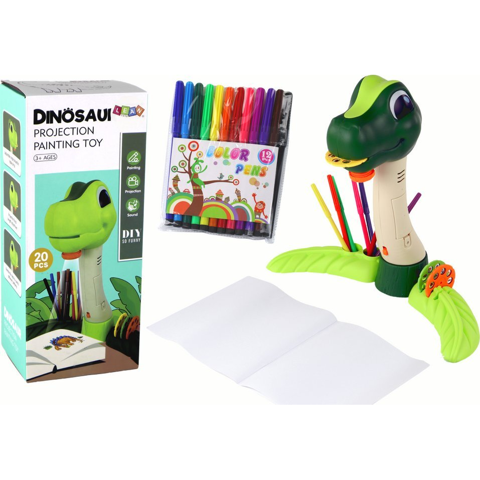 Dinoszaurusz Rajzoló Projektor Kiegészítők - 5905679078549 (16321)