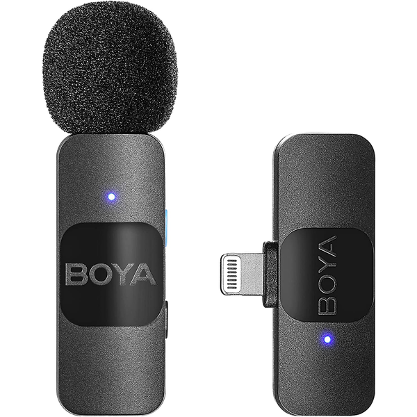 Boya BY-V1 Vezeték nélküli Mikrofon iOS okoskészülékhez