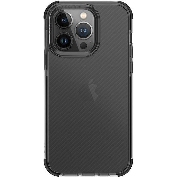 Uniq Combat Apple iPhone 14 Pro Max, szilikon tok, fekete (UNIQ667)