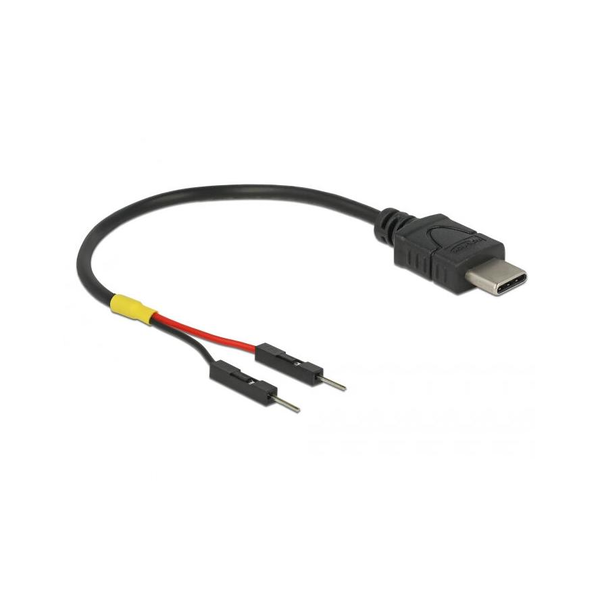 DELOCK Stromkabel USB C auf 2x Pfostenstecker einzeln 10cm