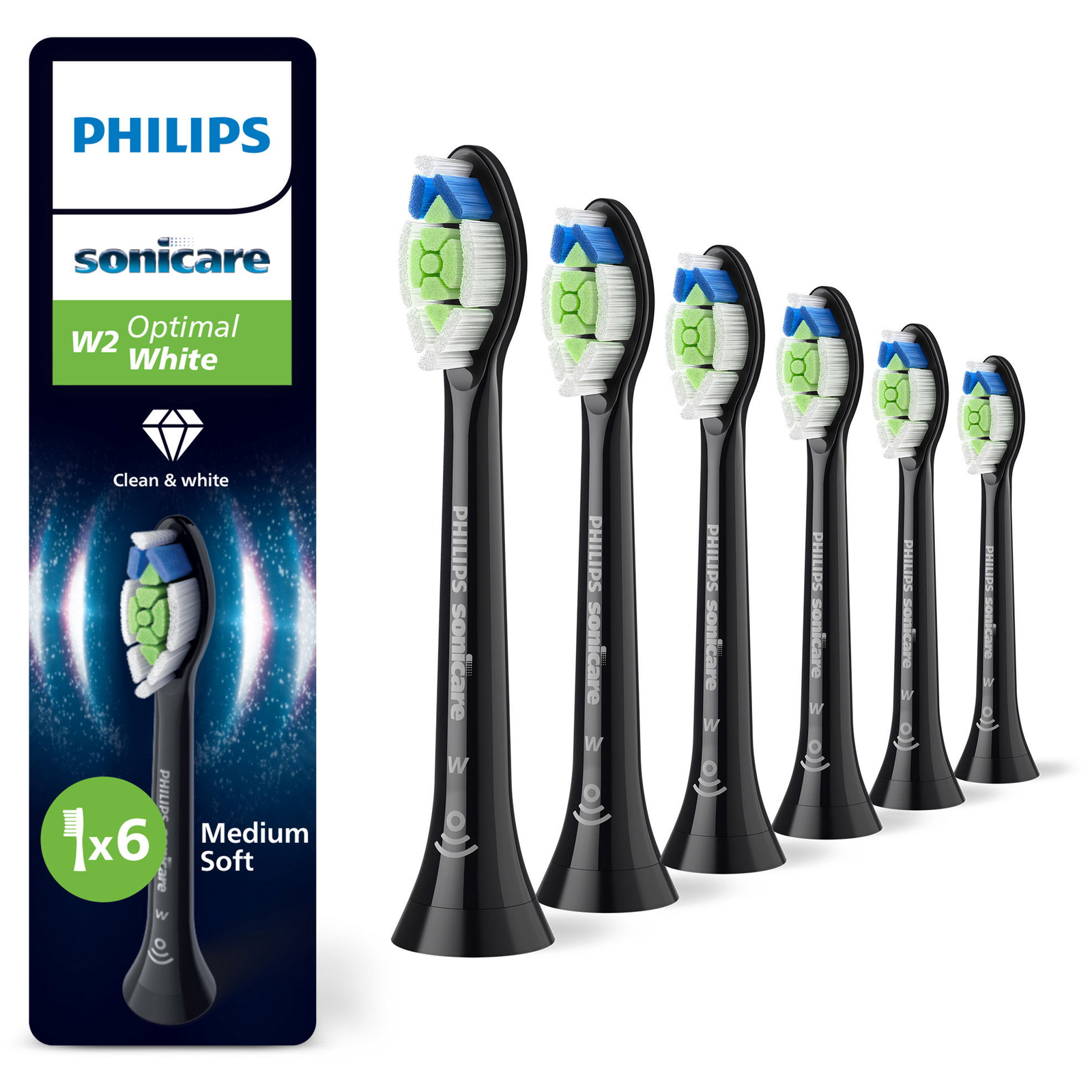 Philips Sonicare Optimal White HX6066/88, 6 db (HX6066/88)