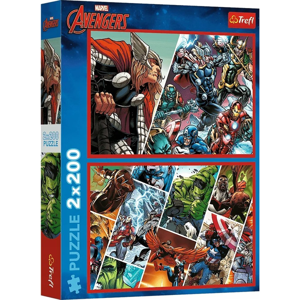 Trefl Puzzle Marvel - A Bosszúállók 2x200 db-os 13318