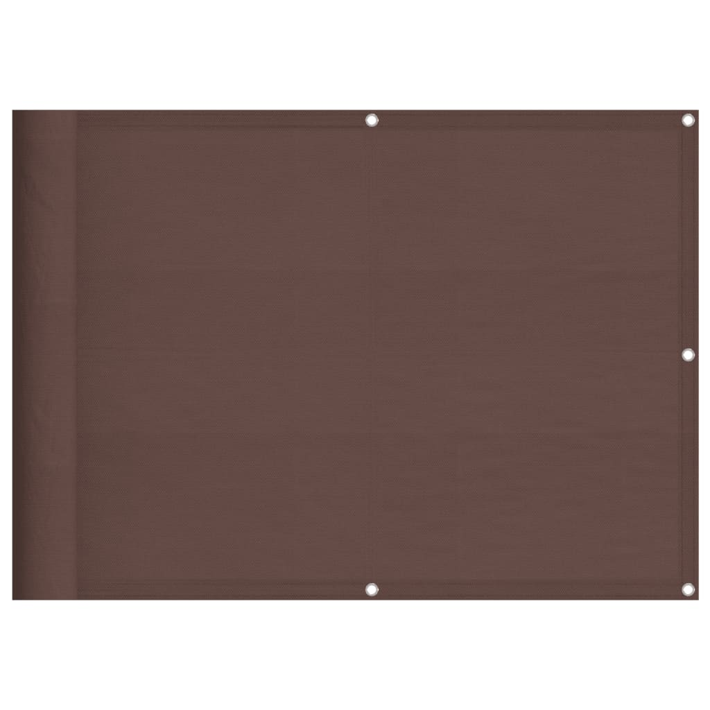 barna 100% oxford poliészter erkélyparaván 75 x 800 cm (4000383)