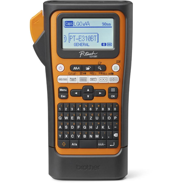 Brother PT-E310BTVP etiketprinter Termisk overførsel 180 x 180 dpi 20 mm/sek. Kabel & trådløs HSE/TZe Bluetooth QWERTZ