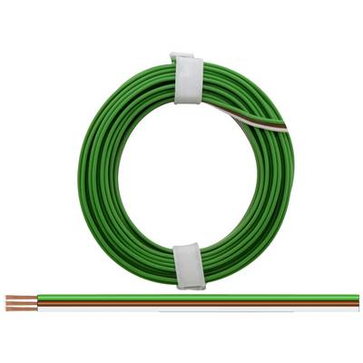 Donau Elektronik Huzal 3 x 0.25 mm2 Zöld, Barna, Fehér 5 m (325-485)