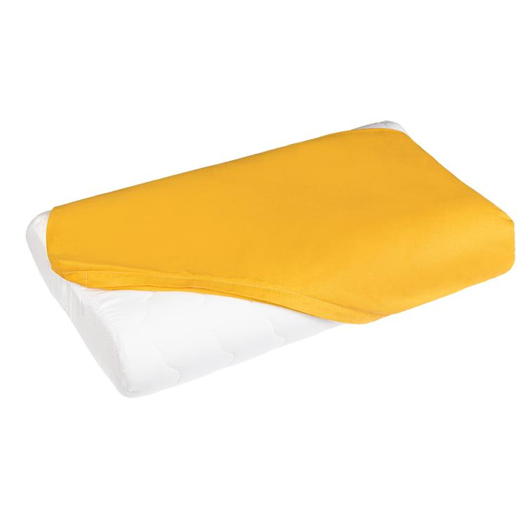 Bellatex 211 anatómiai párnahuzat, pamut, 60×33 cm, mustársárga (10814)