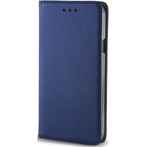 Apple iPhone 16e, Oldalra nyíló tok, stand, Smart Magnet, sötétkék
