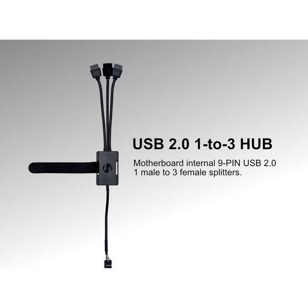 Lian Li PW-U2HB USB adapter Fekete
