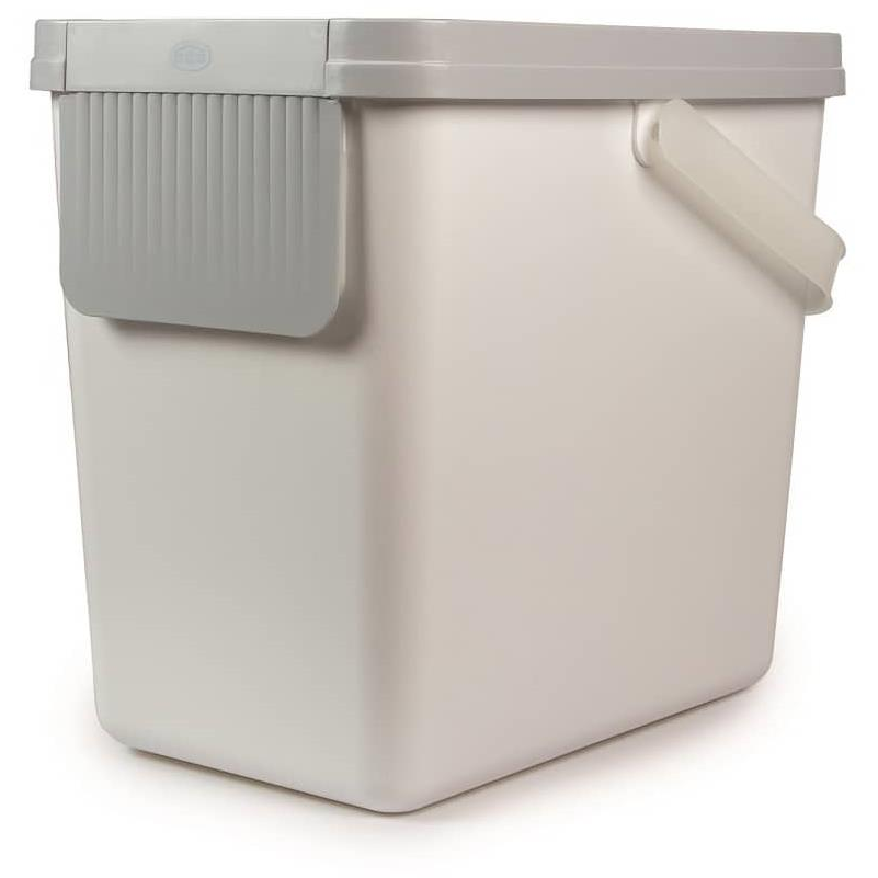 SNIPS szelektív szemetes, 25 l, fehér + világosszürke fedél (129010090)