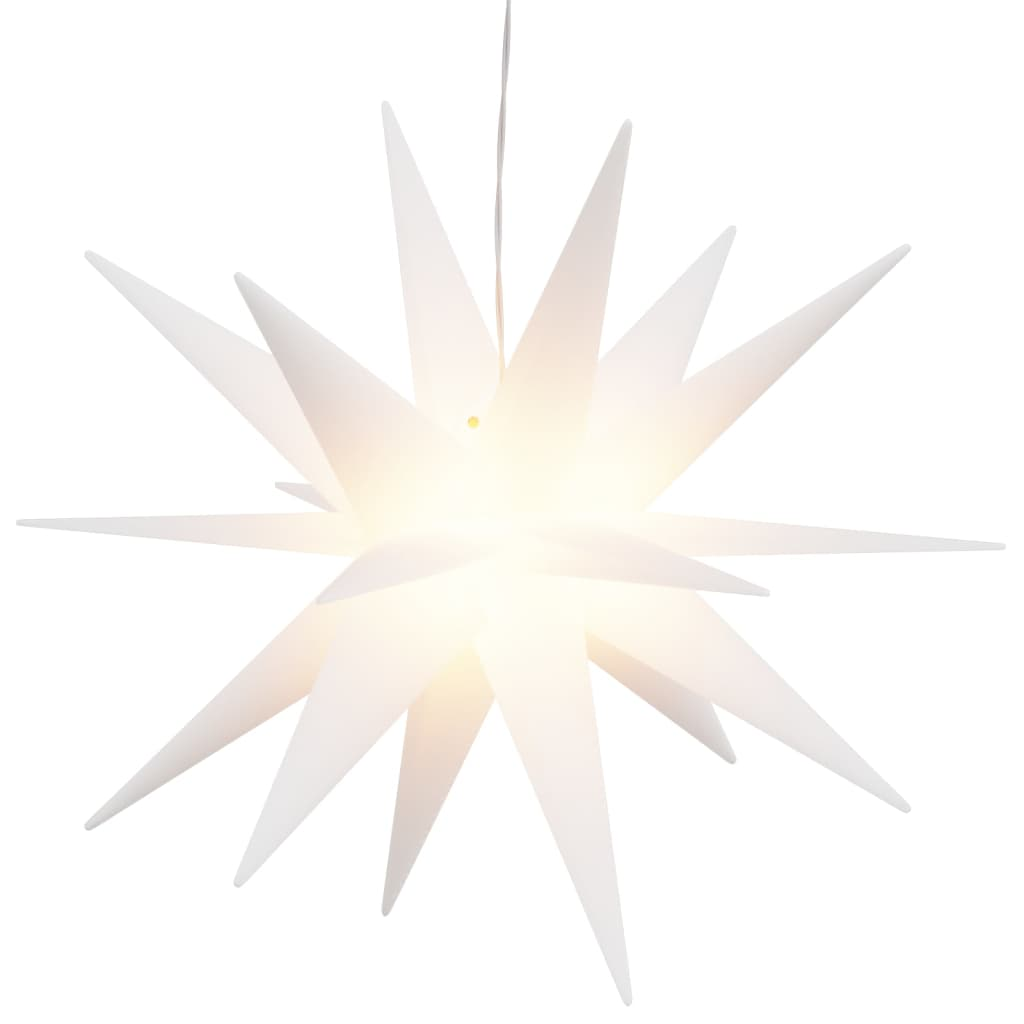 összecsukható fehér morva csillag lámpa LED-del 100 cm (356194)