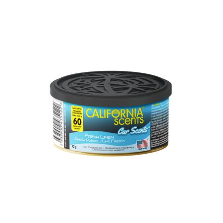 California Scents Autóillatosító konzerv, 42 g,  "Fresh Linen" (AICS010)