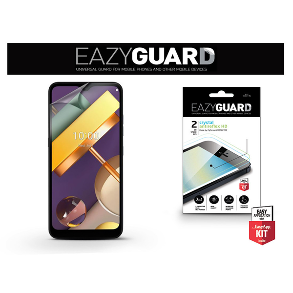 LG K22 LM-K200E протекторно фолио за екран - 2 бр./опаковка (Crystal/Antireflex HD)