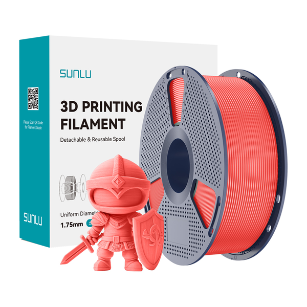 SUNLU PLA+ szál cseresznye 175 mm FDM 3D nyomtatóhoz PLA+ CR