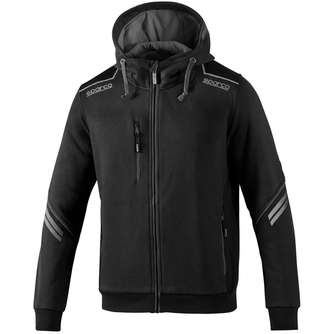 Sparco Colorado Technikai pulóver, fekete-szürke, XXL méret (2414NRGS5XXL)