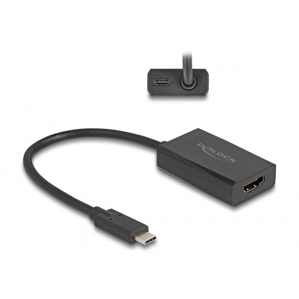 DELOCK Adapter HDMI Buchse zu USB Type-C Stecker