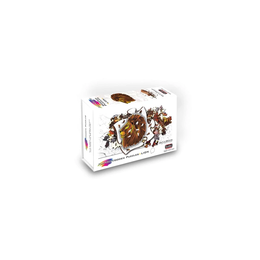 Eureka Oroszlán 121 darabos fa puzzle (EUR34658)