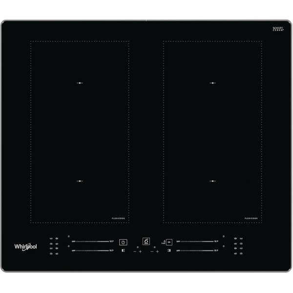 Whirlpool WL S8560 AL Zwart Ingebouwd 60 cm Inductiekookplaat zones 4 zone(s)