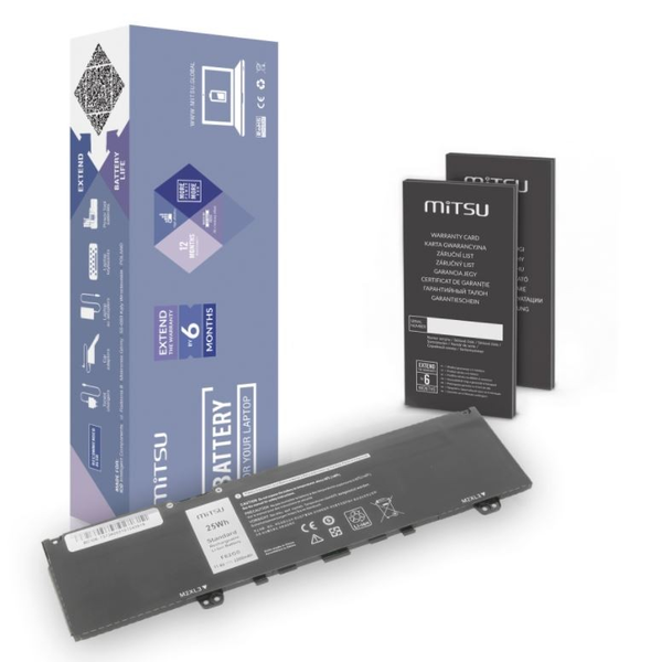 MITSU Dell BC/DE-7373 Notebook akkumulátor 2200 mAh