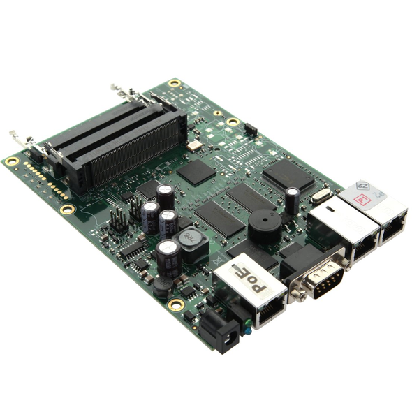 Router Board RB433/ CPU 300MHz/ 64MB RAM/ 3x LAN/ 3x mPCI/ Router OS L4