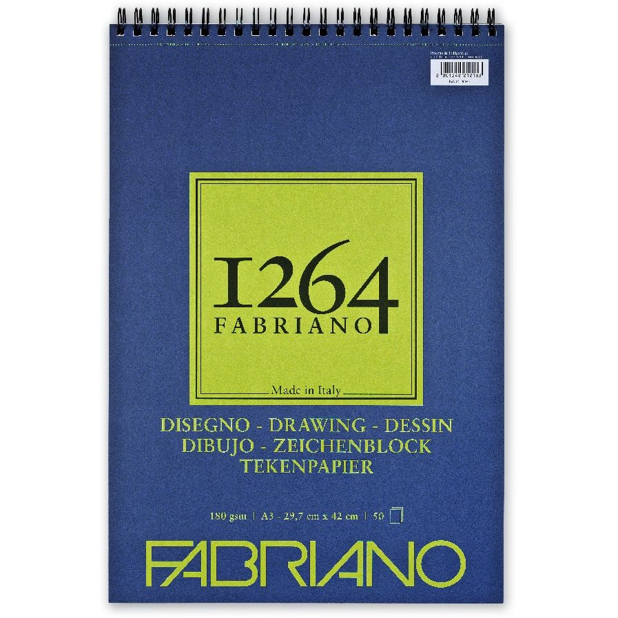 Fabriano 1264 Drawing 50lapos A3 spirálkötött rajztömb (19100647)