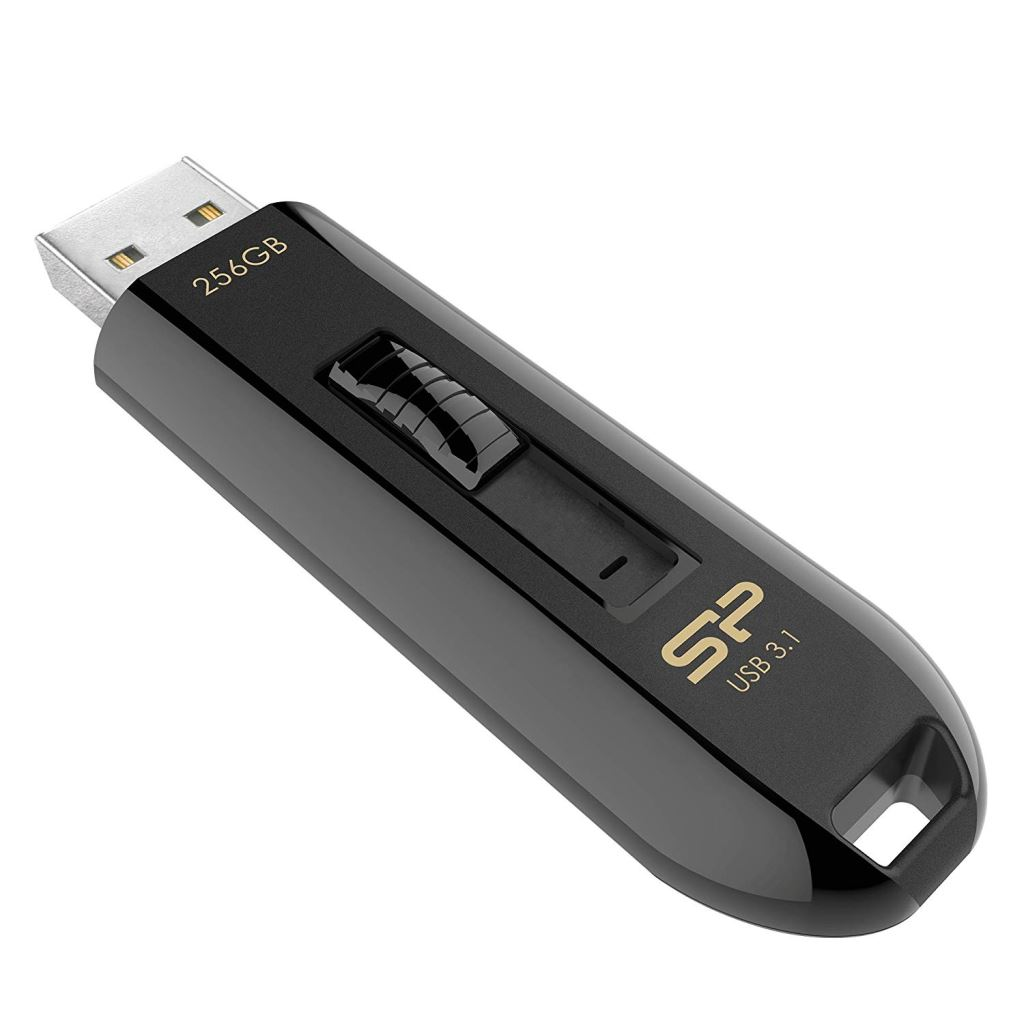 USB флаш памет Silicon Power SP256GBUF3B21V1K 256 GB, черна