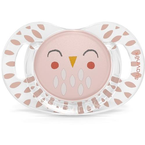 Suavinex Bonhomia, fiziológiai, 18 honapos kortól, bagoly, rózsaszínű (8426420079693)