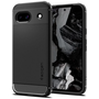 Калъф за телефон Google Pixel 8a, Spigen Rugged Armor, TPU/Carbon, черен