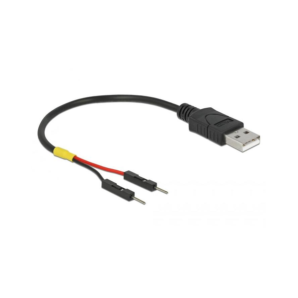 DELOCK Stromkabel USB Typ-A auf 2x Pfostenstecker 10cm