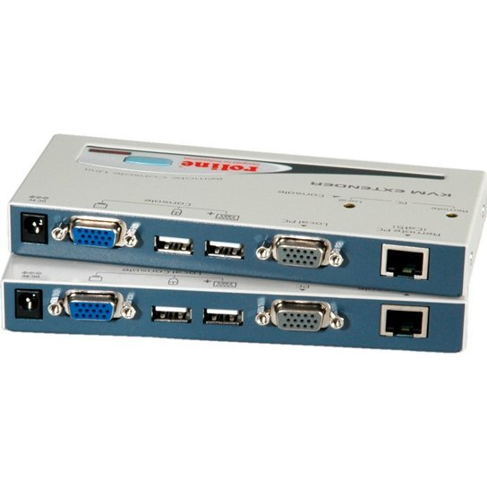 KVM VGA Extender USB predlžovací kábel do 150 m