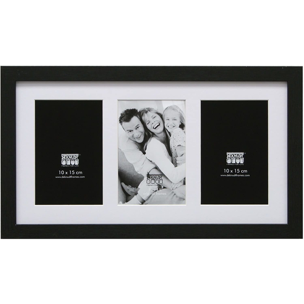 Deknudt Frames černý rámeček na fotografie 1 kus 40x23cm