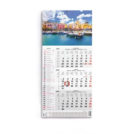 3-месечен календар Kalendart 2024 T077