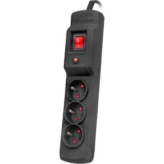 Armac Arcon M3 Túlfeszültség védő elosztó 3 aljzatos 3m - Fekete (09425)