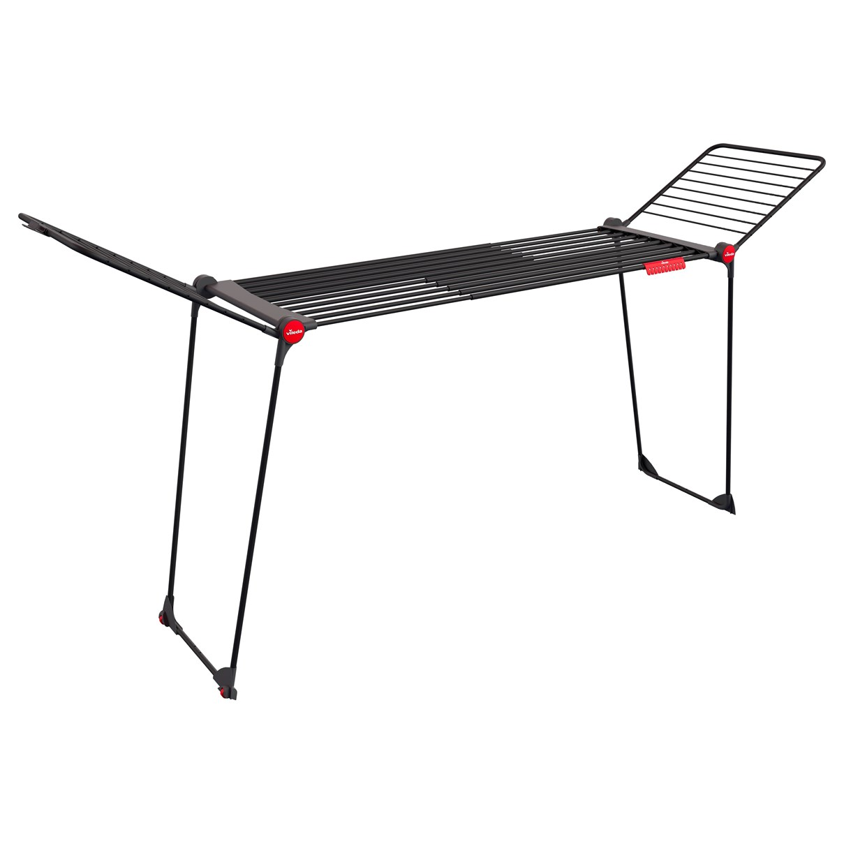 Vileda Infinity Flex Ultimate Összecsukhato Ruhaszárító állvány 57 x 128 x 186 cm - Fekete (179620)