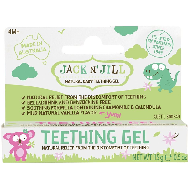 Jack N´Jill gél fogzáshoz 4 hónapos kortól, 15 g