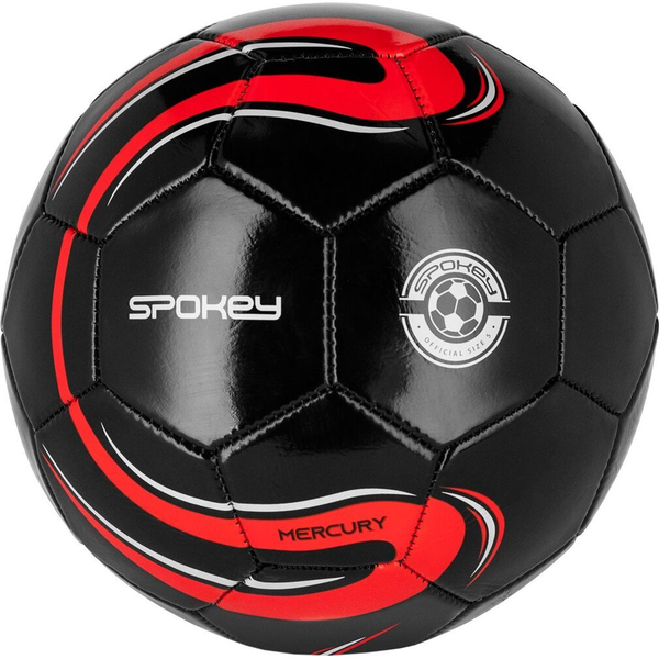 Spokey Piłka nożna Spokey Mercury czarno-czerwona 942600 5