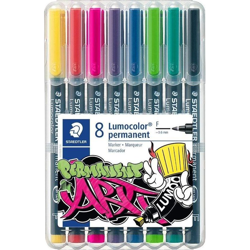 Staedtler Alkoholos filc Lumocolor® permanent 318 Különböző színű 318 WP8-1 (444979)