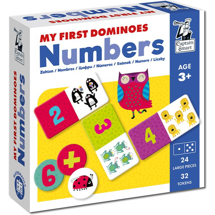 Captain Smart My First Dominoes - Numbers (5903699821749)