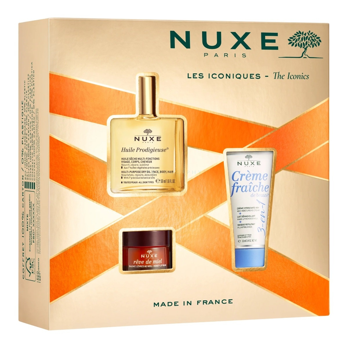 NUXE The Iconics Testápoló olaj Huile Prodigieuse Dry Oil 50 ml + Créme F (3264680037825)